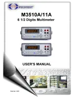 Picotest M3510A User Manual preview