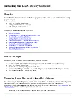 Preview for 16 page of PictureTel LIVE GATEWAY 3.1 Installation Manual