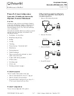 Preview for 1 page of PictureTel PIB Instructions Manual