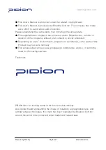 Предварительный просмотр 2 страницы Pidion BI-500-A User Manual