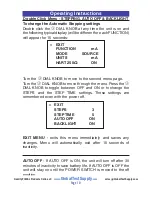 Preview for 12 page of PIE 820-ELITE Operating Instructions Manual