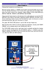 Preview for 21 page of PIE 820PM Operating Instructions Manual