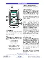 Предварительный просмотр 2 страницы PIE PIECAL 434 Operating Instructions Manual