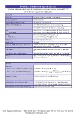 Preview for 6 page of PIE PIECAL 510B Operating Instructions Manual