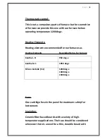 Preview for 6 page of PIECO Chamber Furnace 1500 deg.c. Operating Manual