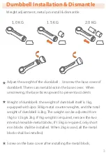 Preview for 3 page of PIEPEIEGG Smart Dumbbell User Manual