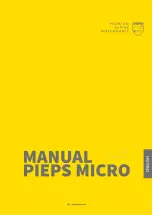 PIEPS MICRO Manual предпросмотр