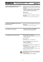 Preview for 87 page of Pieralisi MAIOR 1 HS Information For Use