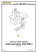 Piergiacomi DPB-1 Instruction Manual preview