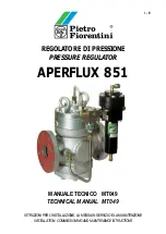 PIETRO FIORENTINI APERFLUX 851 Technical Manual preview