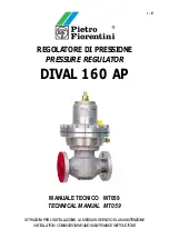 Preview for 1 page of PIETRO FIORENTINI DIVAL 160 AP Installation, Commissioning And Maintenance Instructions