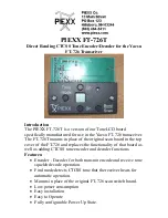 Preview for 1 page of PIEXX FT-726T Manual