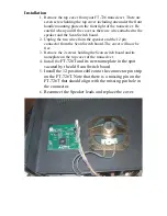 Preview for 2 page of PIEXX FT-726T Manual