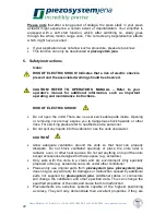 Preview for 22 page of piezosystem 12V40 Series Instruction Manual