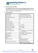 Preview for 9 page of piezosystemjena 12V40 Series Instruction Manual