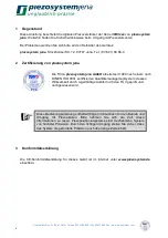 Preview for 4 page of piezosystemjena 30DV300 Instruction Manual