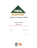 Предварительный просмотр 1 страницы PIKA Mosport 1E-F Hardware Installation Manual