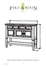 Предварительный просмотр 28 страницы Pike & Main 1074651 Assembly Instructions Manual