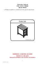 Preview for 2 page of Pike & Main 1119069 Assembly Instructions Manual