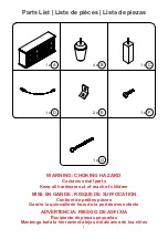 Preview for 2 page of Pike & Main 1356724 Assembly Instructions Manual