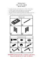 Preview for 3 page of Pike & Main 734520 Product Instructions Booklet