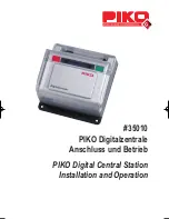 PIKO 35010 Installation And Operation Manual preview