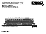 PIKO BR V200 Instructions For Use Manual preview