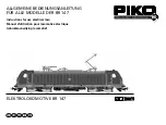 PIKO ELEKTROLOKOMOTIVE BR 147 Instructions For Use Manual preview