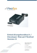 Предварительный просмотр 1 страницы PIKOSYS PikoEval Developer'S Manual