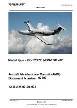 Предварительный просмотр 1 страницы Pilatus PC-12/47E MSN-1001-UP Maintenance Manual