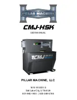 Preview for 1 page of PILLAR MACHINE CMJ-HSK User Manual