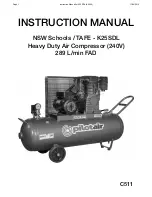 Pilot Air K25SDL Instruction Manual preview