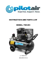 Preview for 1 page of Pilot Air TM325I Instructions And Parts List