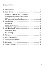 Preview for 3 page of Pilot Communications Twin Channel Gas Alarm User Manual