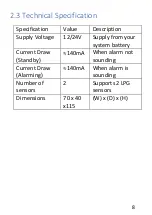 Preview for 9 page of Pilot Communications Twin Channel Gas Alarm User Manual