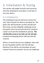 Preview for 13 page of Pilot Communications Twin Channel Gas Alarm User Manual