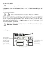 Предварительный просмотр 9 страницы Pilous ARG 105 mobil Instruction Manual