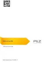 Предварительный просмотр 1 страницы Pilz 540 105 Operating Manual