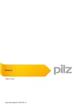 Preview for 1 page of Pilz 750103 Operating Manual