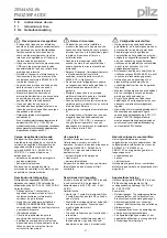 Preview for 11 page of Pilz 777 606 Operating Instructions Manual