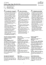 Preview for 9 page of Pilz P1HZ 2 Operating Instructions Manual