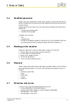 Preview for 8 page of Pilz PMCtendo SZ Operating Manual