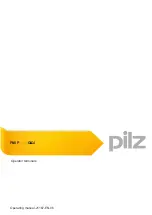 Pilz PMI m107 diag Operating Manual preview