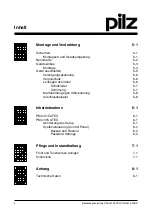 Предварительный просмотр 4 страницы Pilz PMI o315 ATEX Operating Manual