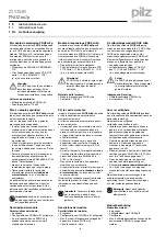 Preview for 6 page of Pilz PNOZ mi2p Operating Instructions Manual