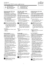 Preview for 1 page of Pilz PNOZ mo2p Operating Instructions Manual