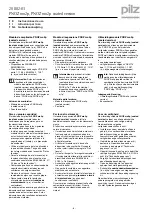 Preview for 8 page of Pilz PNOZ mo2p Operating Instructions Manual