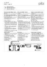 Pilz PSEN 1.1a/b-22 Operating Instructions Manual предпросмотр