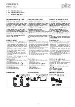 Pilz PSEN 1.1p-23 ATEX Operating Instructions Manual предпросмотр