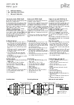 Preview for 1 page of Pilz PSEN 2.2p-24 Operating Instructions Manual